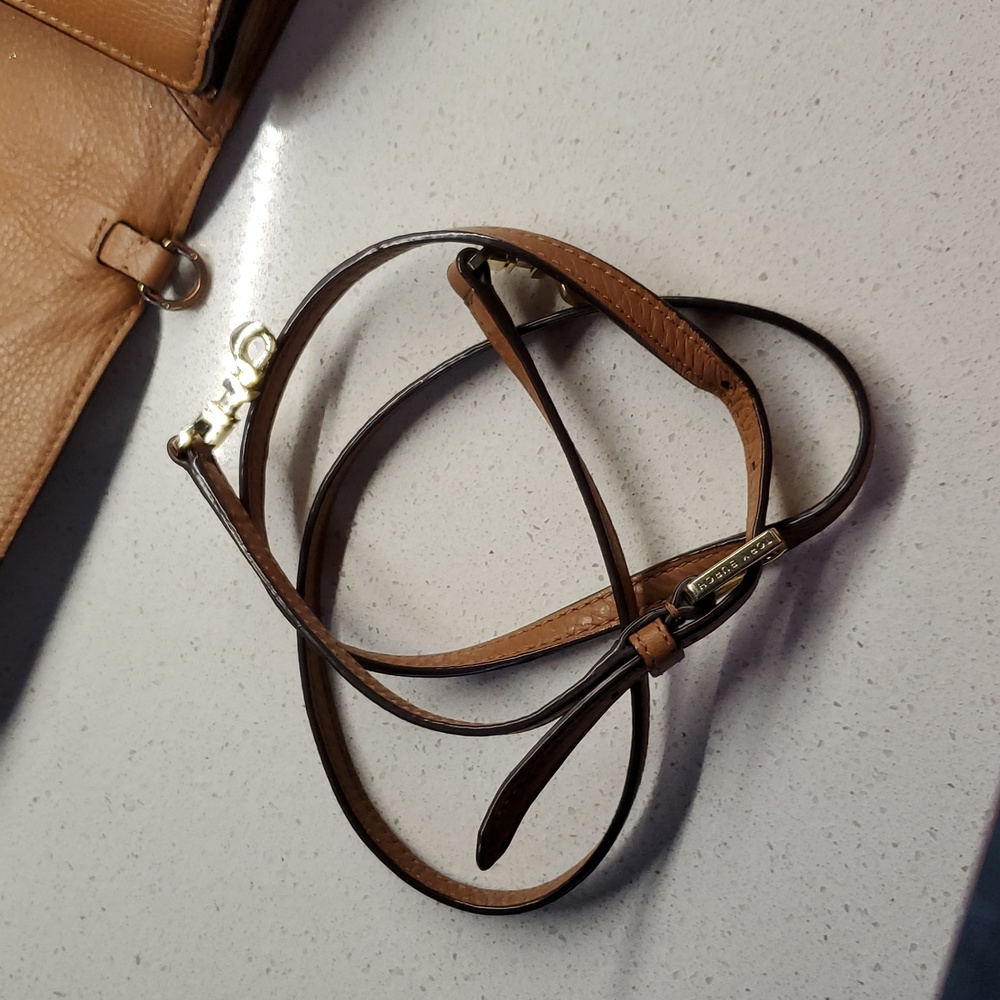 TORY BURCH Brown Leather Crossbody Bag - Picture 10 of 11